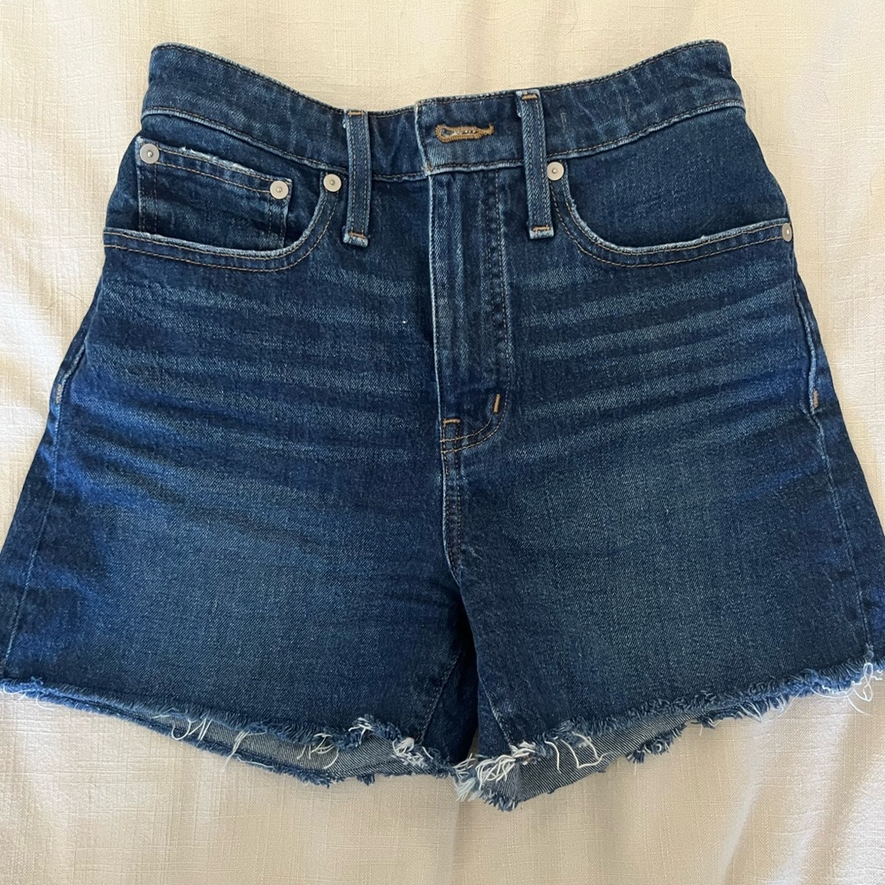 Madewell denim shirts curvy High-rise size 25